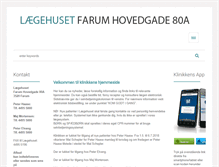 Tablet Screenshot of laegehuset80a.dk